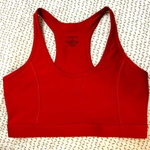 SUMMERSALT burnt orange sports bra